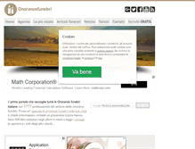 Tablet Screenshot of onoranze-funebri.org